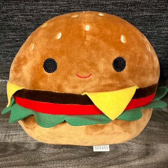 Squishmallows Toys Squishmallow Carl The Hamburger Nwt 8 Inch